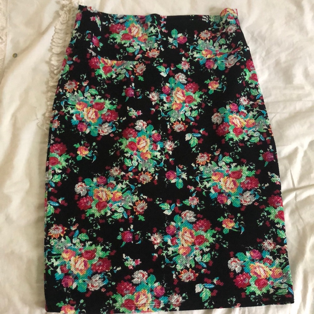 Floral Pencil Skirt
